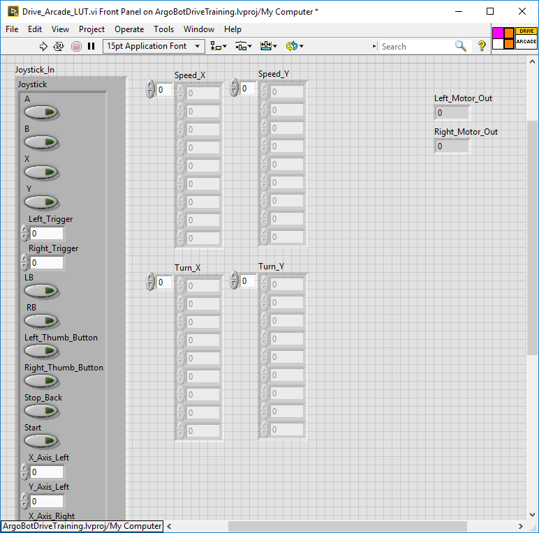 Integration Front Panel